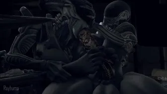xenomorph footjob/blowjob