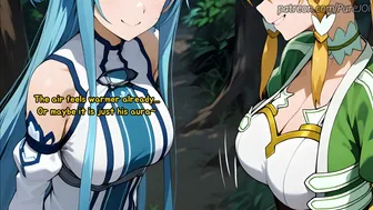 Fuck Suguha and Asuna from SAO in different worlds (Sex JOI)