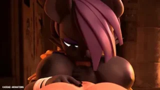 IN HEAT: Nile gives a VIP special service.