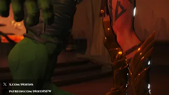 Angela gets Rough with Hulk