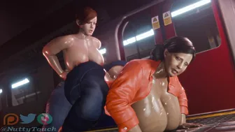 Subway Railings [Futa/Fem] [NuttyTouch]