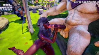 Furry Warrior Camp – knotting werewolf, elf, succubus, lizardman, horse and more