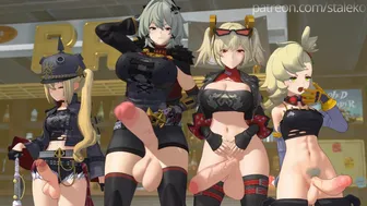 [Stalkek0] Biker Gals Showing Off Their Fuel Pumps