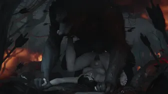 Serana & Werewolf [Pubic Hair][Zmsfm][4K60FPS]