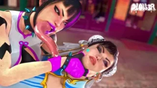 Juri x ChunLi Hypertongue [Sl0bb3r]