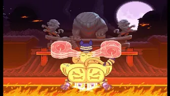 MUGEN – 3 Stage Showcase of Futa Queen Ankha on Steele Wheelie