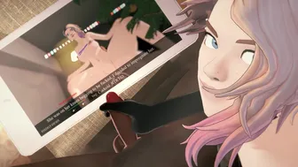 Gwen Jerks off Miles