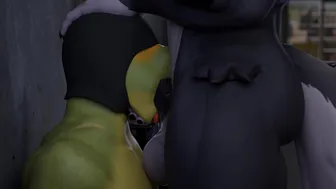 Public Alleyway Throatfuck