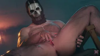 FULL: Loop of FtM Ghost Fingering himself