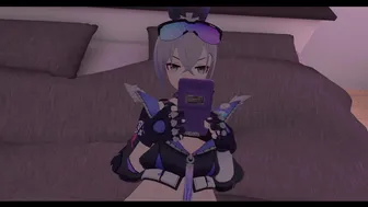 My room mate is a brat but she enjoy it !