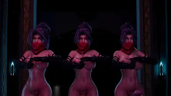 Psylocke & Black Widow [NO WM][FenderBlender3D][4K60FPS]