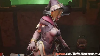 Thighjob – Mercy Collecting Werewolf Cum