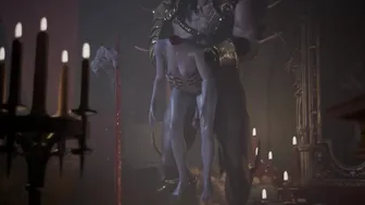 [GURO] Minthara with the Minotaur by candlelight