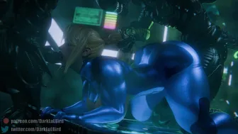 Samus Aran x Xenomorphs [Metroid]
