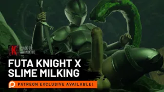 Futa Knight x Slime Milking