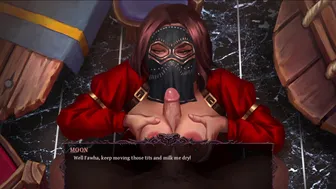 Parasite Black: Fawha – Titjob Scene