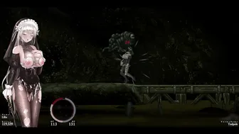 Sinisistar 2 – Lilia gets pinned down by Tadpole frog.